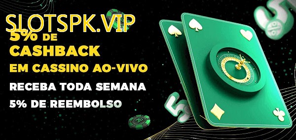 Promoções do cassino ao Vivo SLOTSPK.VIP